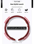 Premium Carbon Fiber Texture Steering Wheel Cover