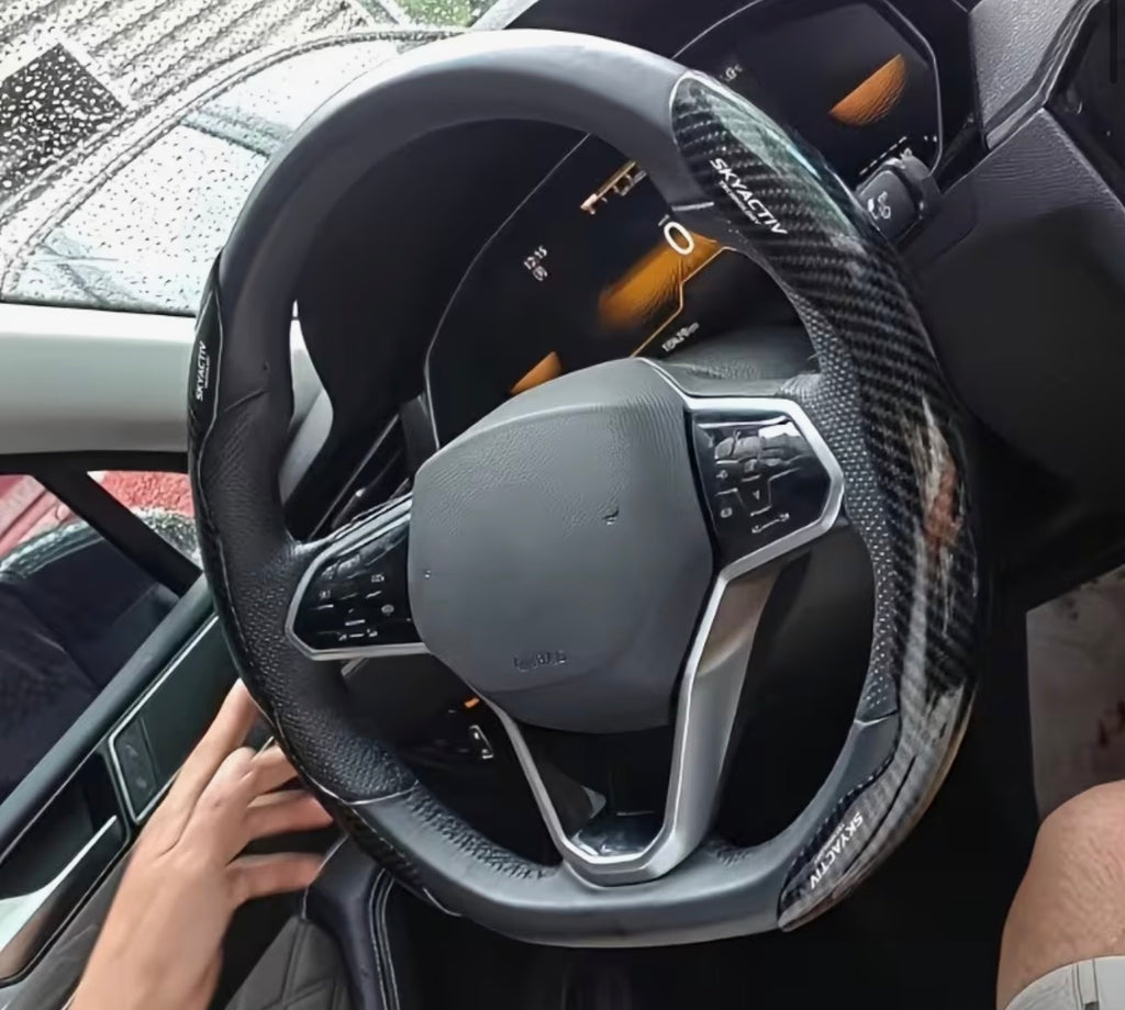 Ultimate Forged Carbon Fiber Steering Wheel Trim – Paired Set