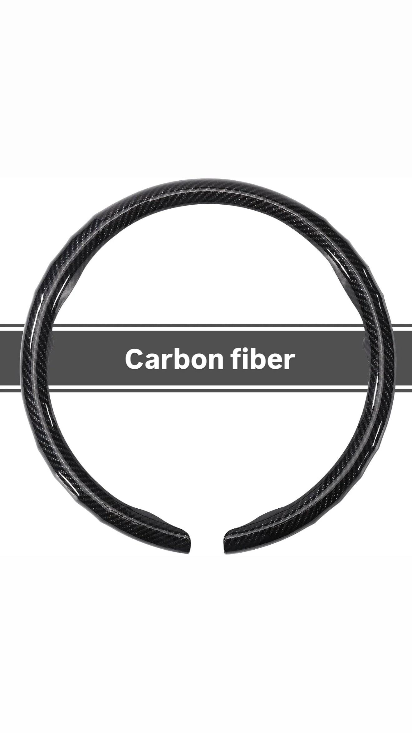 Original Carbon Fiber Steering Wheel Cover | Premium Protection & Sporty Style
