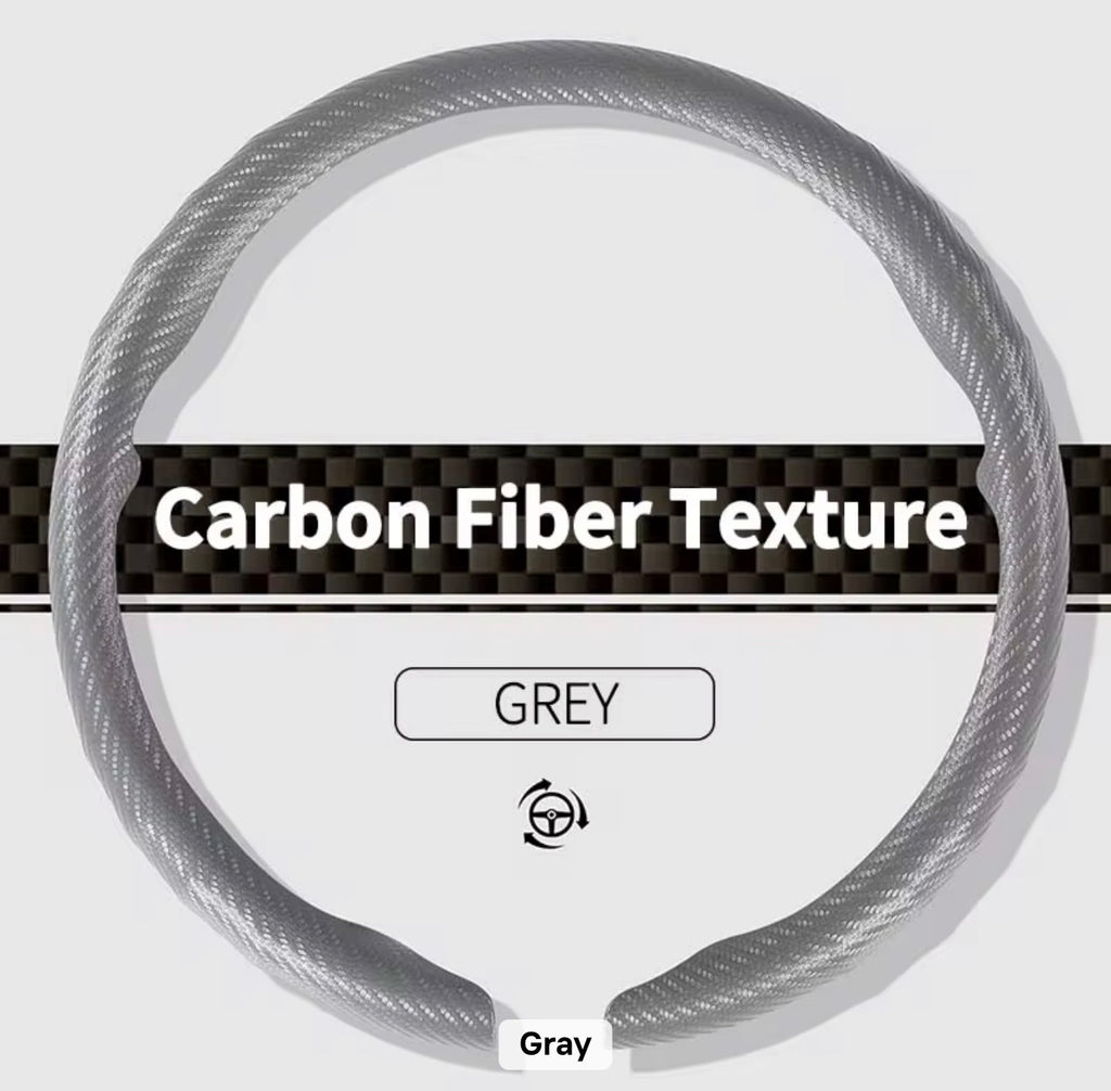 Premium Carbon Fiber Texture Steering Wheel cove