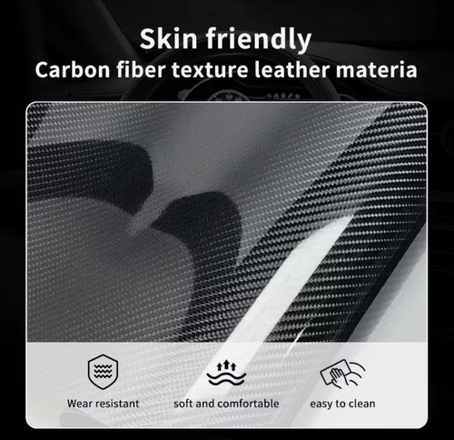 Laser Carbon Fiber Steering Wheel Cover