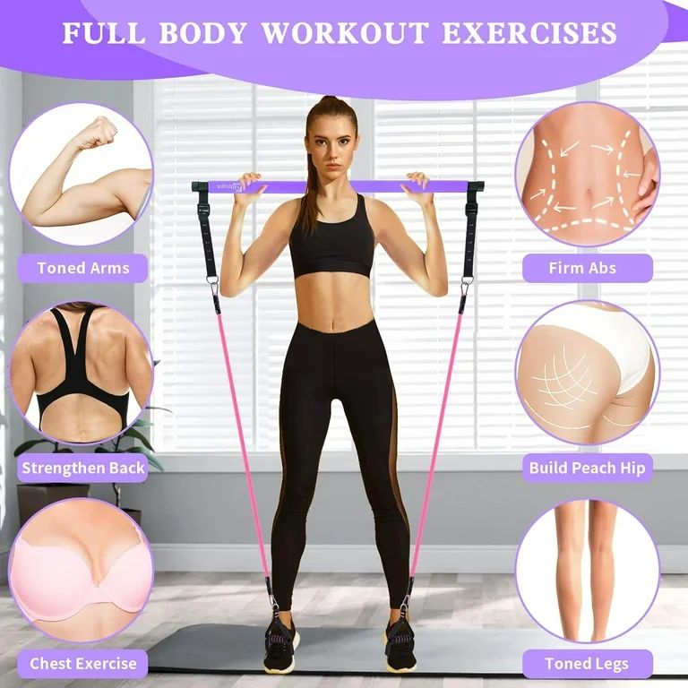 Portable Pilates Fitness Bar